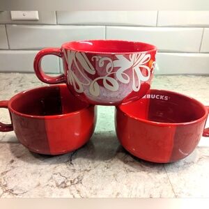 🌟STARBUCKS 🌟Set of 3 Mugs